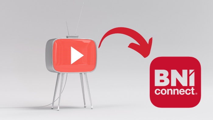Intégration d’une vidéo dans son profil BNI Connect