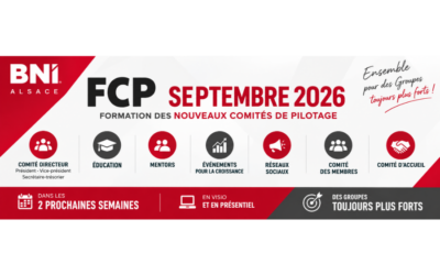 FCP de septembre : des Membres engagés pour faire grandir leur Groupe BNI